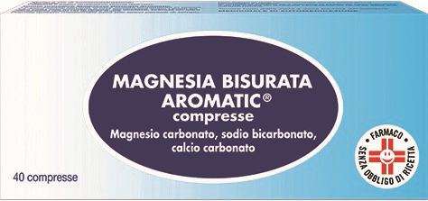 Magnesia Bisurata Arom*40 Compresse