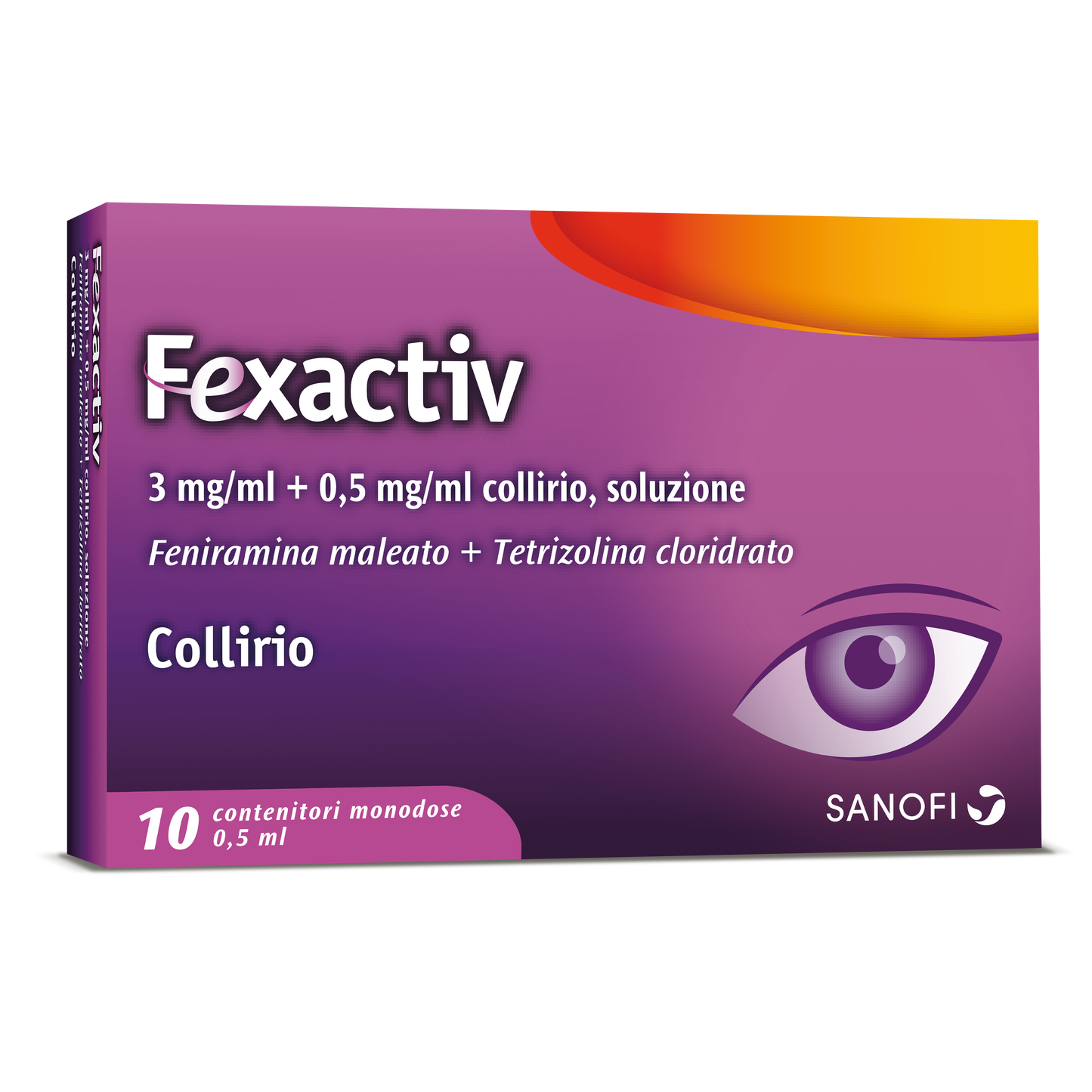 Fexactiv Collirio 10Flaconi 0,5ml