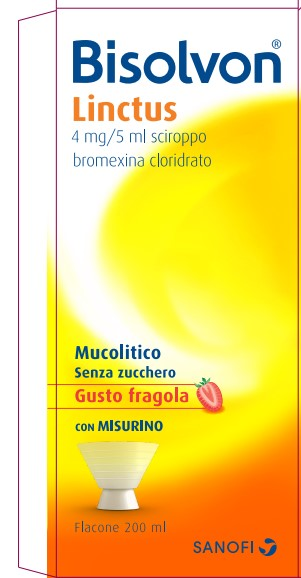 Bisolvon Sciroppo flacone 200ml Fragola