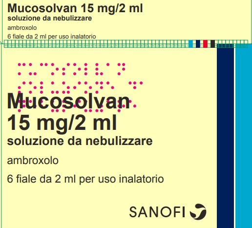 Mucosolvan Nebulizzatore 6 Fiale 15mg 2ml