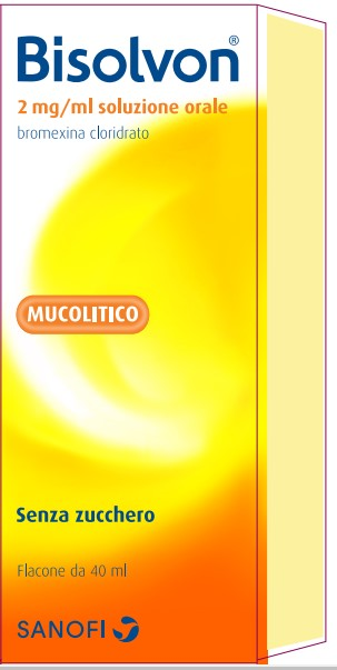 Bisolvon Soluzione Orosolubile Flaconcini 40ml 2mg/ml
