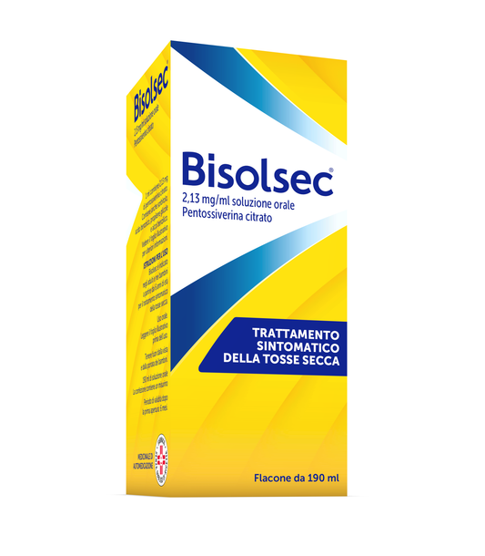 Bisolsec Sciroppo Tosse Secca e Stizzosa 190ml 2,13mg/ml