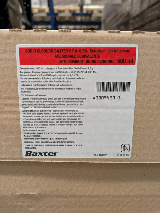 Sodio Cloruro*0,9% 1Fl 500ml