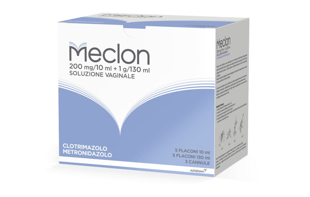 Meclon Soluzione vaginale 5 flaconi