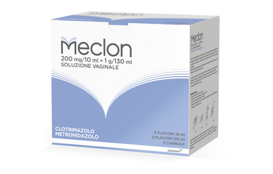 Meclon Soluzione vaginale 5 flaconi