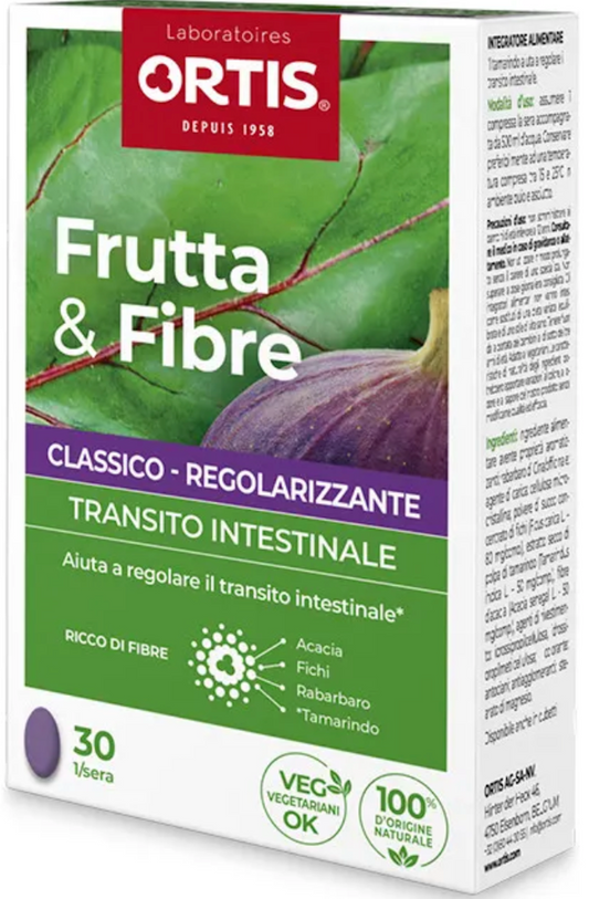 Ortis Frutta e Fibre classico 30 compresse