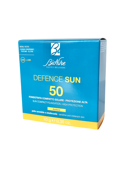 Defence Sun 50 Fondotinta Compatto Solare 10g - Ambre