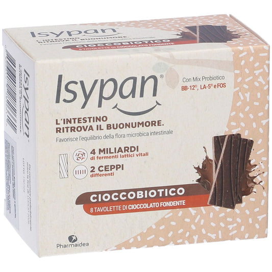 Isypan Cioccobiotico Fondente 8 Tavolette