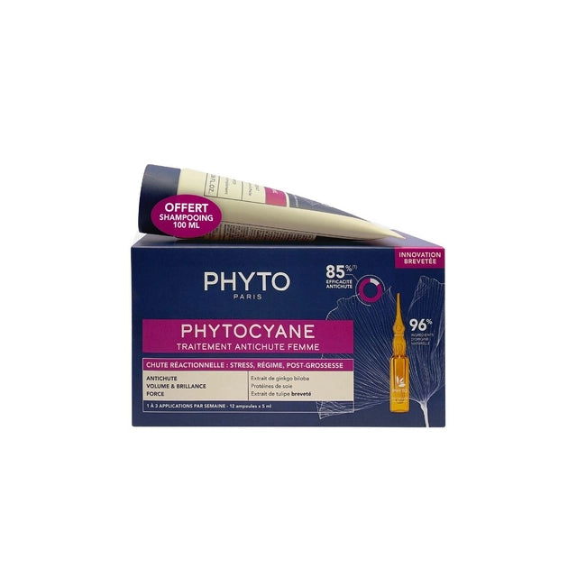 Kit Phytocyane Donna Anticaduta Temporanea + Shampoo 100ml Donna
