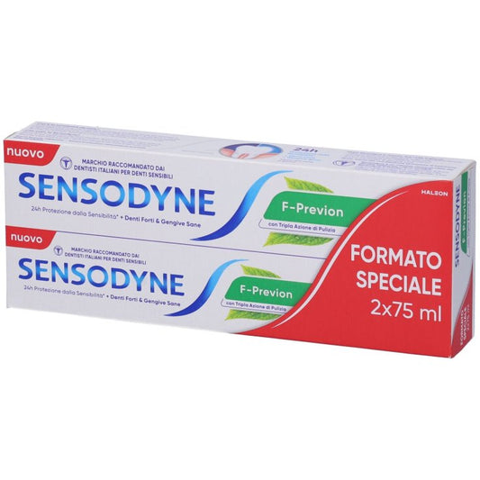 Sensodyne Fresh Mint F Previon 2X75ml
