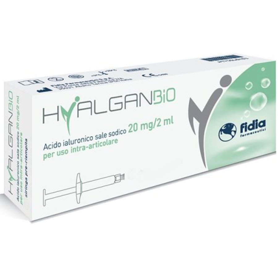Hyalgan Bio 20mg/2ml Siringa Preriempita Intrarticolare 1 Siringa da 2 ml