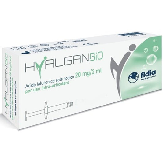Hyalgan Bio 20mg/2ml Siringa Preriempita Intrarticolare 1 Siringa da 2 ml